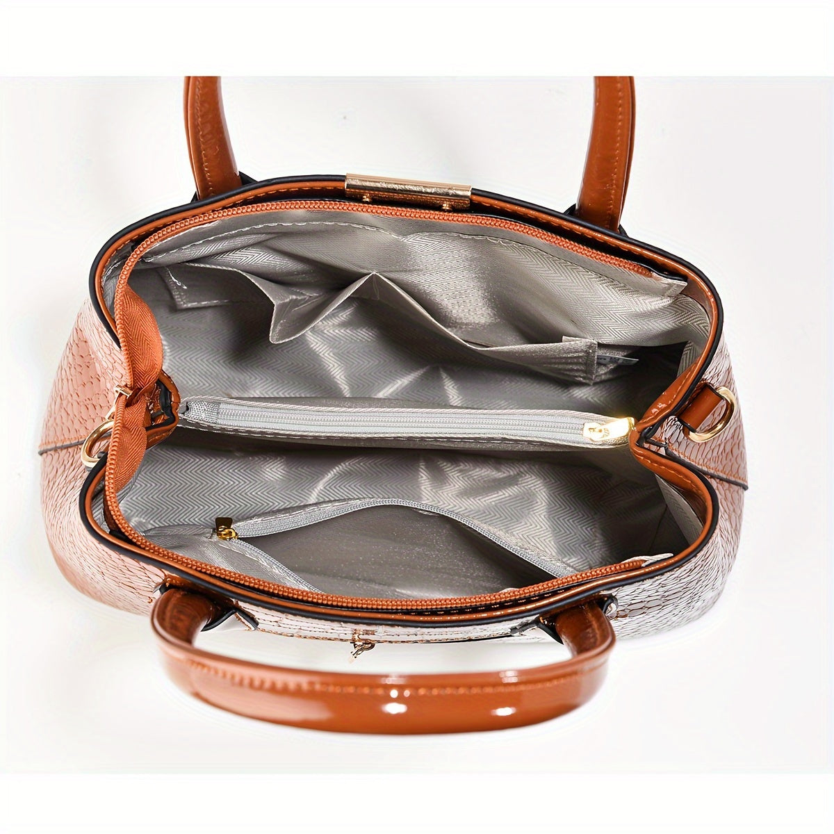 Bolsa de Couro Agatha + Carteira de Brinde