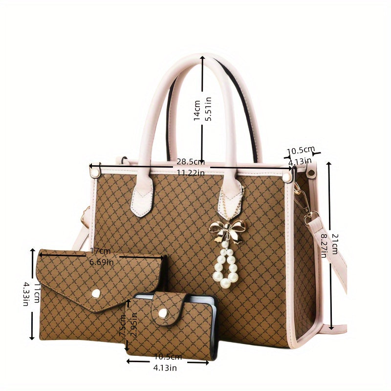 Bolsa Grande Feminina Olivia + 2 Bolsas de Brinde