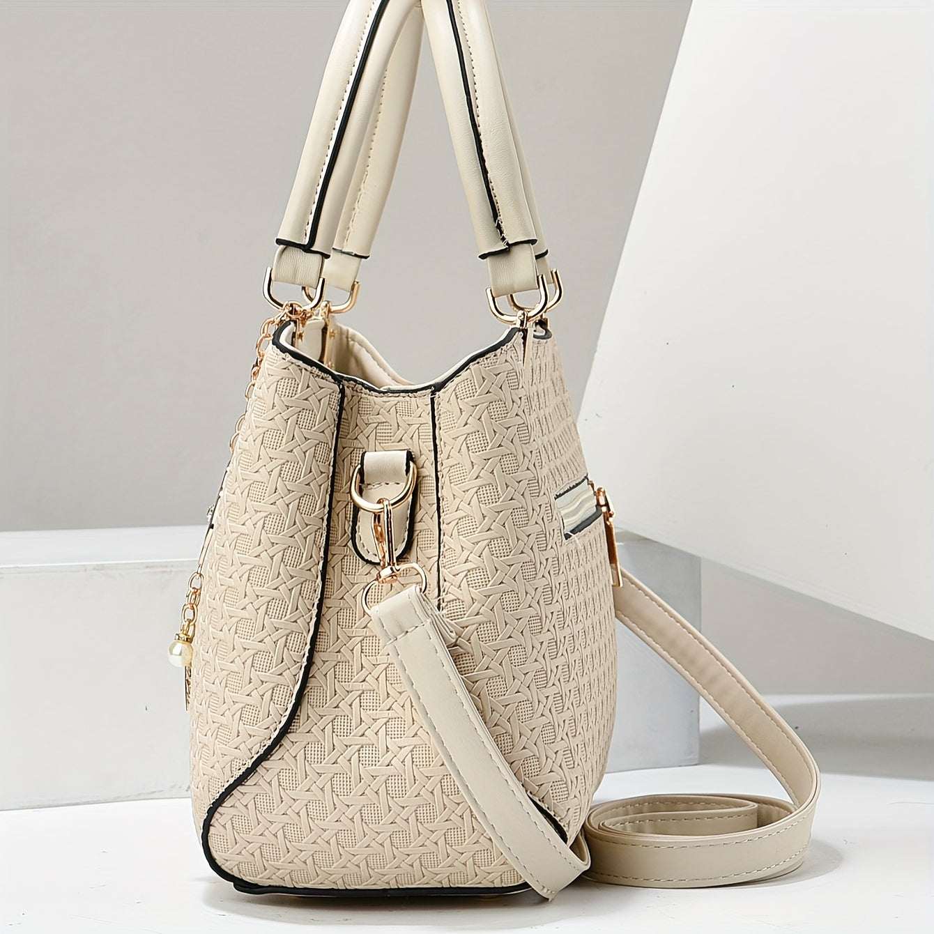 Bolsa de Ombro Isabella + Carteira de Brinde