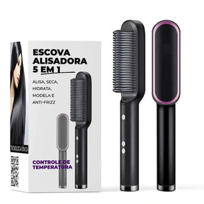 Escova Quente Alisadora - Liso Perfeito