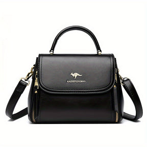 Bolsa de Couro Retrô Feminina