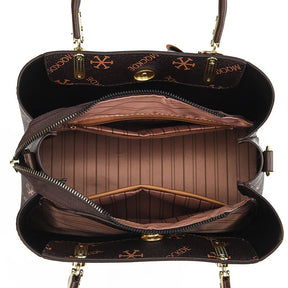 Bolsa de Couro Legítimo Mirabella + BRINDES