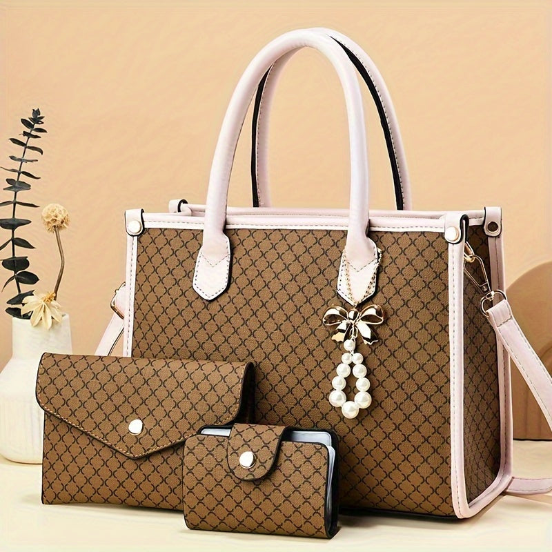 Bolsa Grande Feminina Olivia + 2 Bolsas de Brinde