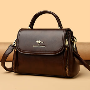Bolsa de Couro Retrô Feminina