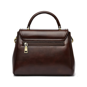 Bolsa de Couro Retrô Feminina