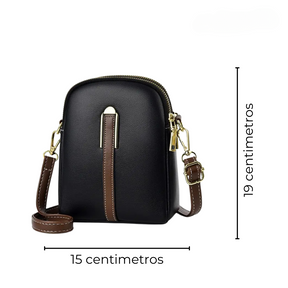 Bolsa de Ombro Fendy Feita em Couro