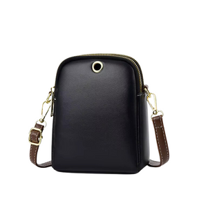Bolsa de Ombro Fendy Feita em Couro