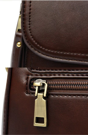 Bolsa de Couro Retrô Feminina