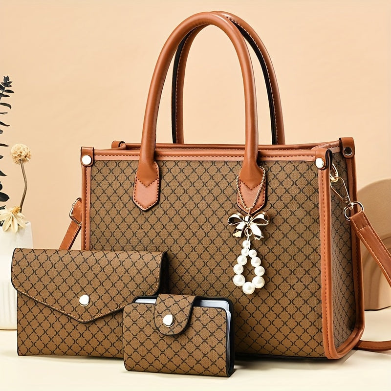 Bolsa Grande Feminina Olivia + 2 Bolsas de Brinde