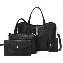 Bolsa de Couro Crocodilo Marie [Compre 1 Leve 4]
