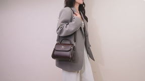 Bolsa de Couro Retrô Feminina